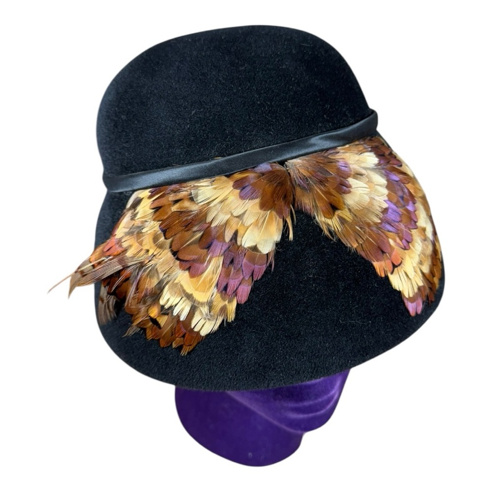 Vintage‎ Italian Feathered Women's Hat